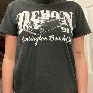 Brandy Melville j galt demon black tee